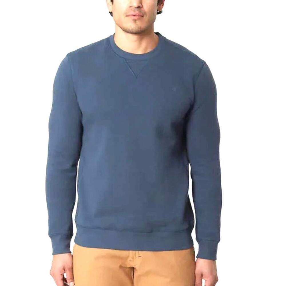 G.H. Bass Men's Blue Pullover Crew Sweatshirt Size Large